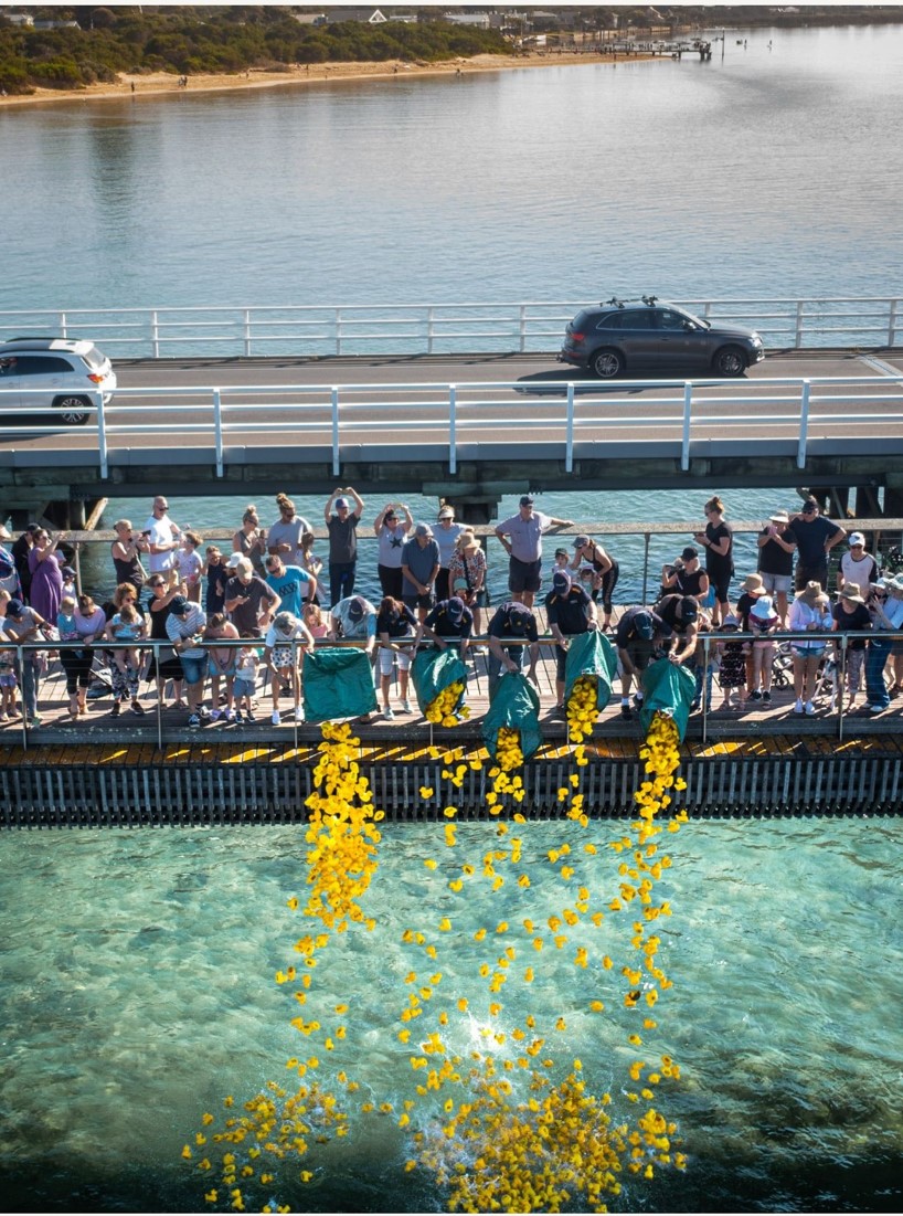 The Great Barwon River Duck Race