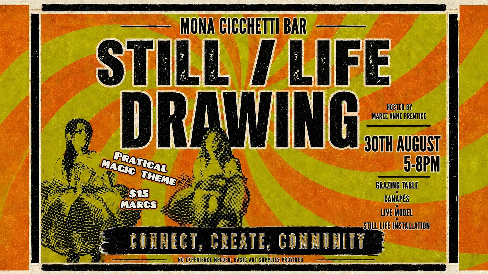 Still / Life Drawing – Practical Magic Edition